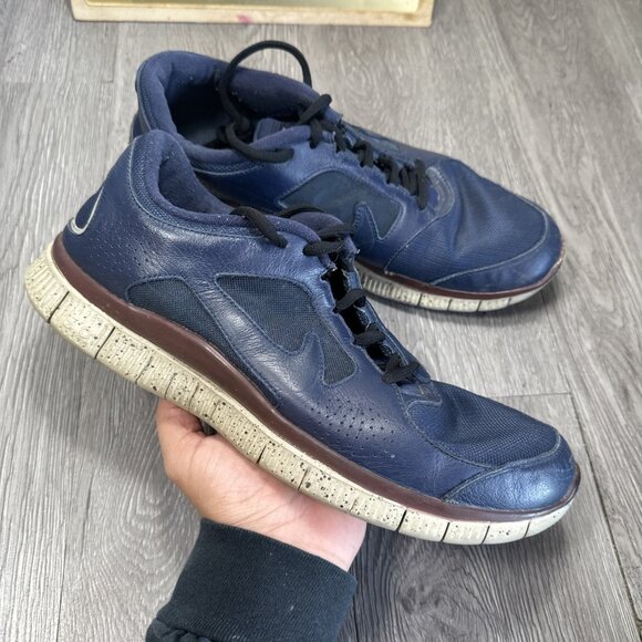 Nike Free Run 3 Leather Brown Blue Men\'s 11 Running Shoes (531788-420) main image 4